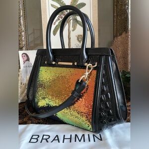 Brahmin LIMITED EDITION MULTI SHIMERDA SMALL ARDEN Satchel